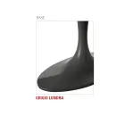 طاولة طعام بسطح بيضاوي من الخشب الرقائقي، صنع في إيطاليا - برونتولو Viadurini