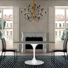 طاولة طعام ذات سطح دائري من فينيكس عالي الجودة، صنع في إيطاليا - دولارات Viadurini