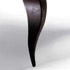 طاولة طعام فاخرة بتصميم من الخشب الصلب، صنع في إيطاليا، فيلو Viadurini