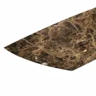 طاولة طعام بتصميم مميز بقاعدة من السيراميك والزجاج المدخن، صنع في إيطاليا - عشوائي Viadurini