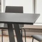 طاولة طعام فاخرة من فينيكس والمعادن، صنعت في إيطاليا - بينوكيو Viadurini