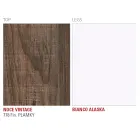 طاولة طعام Hpl بقاعدة معدنية، صنع في إيطاليا، ثمينة - كارلينو Viadurini