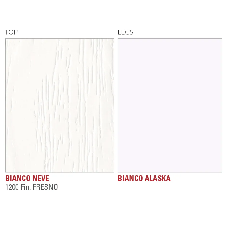 طاولة طعام Hpl بقاعدة معدنية، صنع في إيطاليا، ثمينة - كارلينو Viadurini