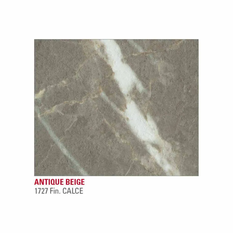 طاولة طعام من الرخام عالي الجودة والمعدن المطلي، صنعت في إيطاليا - جوبيتر Viadurini