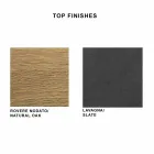 طاولة طعام من صفائح HPL وفولاذ إيطالي فاخر - سيتيميو Viadurini