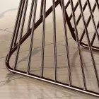 طاولة طعام من الخشب الصلب الحديث مصنوعة في إيطاليا، ميتيا Viadurini