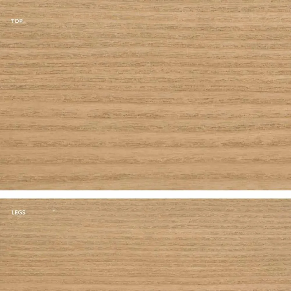 طاولة طعام خشبية بتصميم MDF، صنع في إيطاليا، إيجيستو Viadurini