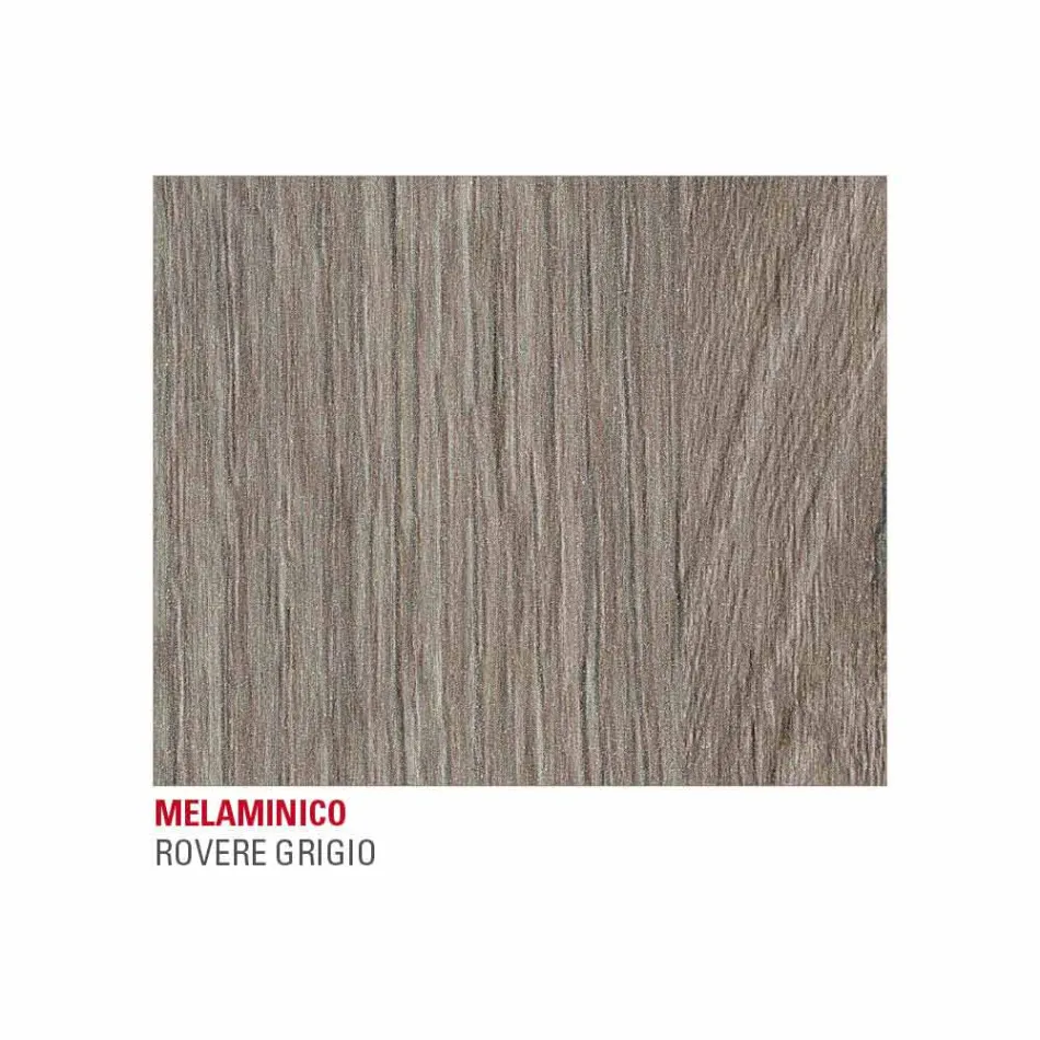 طاولة طعام من الميلامين والمعدن المطلي، صنع في إيطاليا - ريميجيو Viadurini