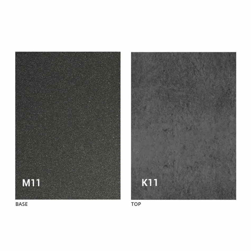 طاولة طعام معدنية وسطح سيراميكي بتصميم إيطالي - أناكوندا Viadurini