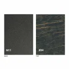 طاولة طعام معدنية وسطح سيراميكي بتصميم إيطالي - أناكوندا Viadurini