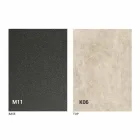 طاولة طعام معدنية وسطح سيراميكي بتصميم إيطالي - أناكوندا Viadurini