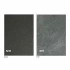 طاولة طعام معدنية وسطح سيراميكي بتصميم إيطالي - أناكوندا Viadurini