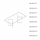طاولة طعام بتصميم زجاجي شفاف للغاية، 8 أبعاد - بولينار Viadurini