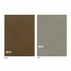 طاولة طعام حديثة قابلة للطي مصنوعة من الخشب والمعدن، صنع في إيطاليا - مينيلاو Viadurini