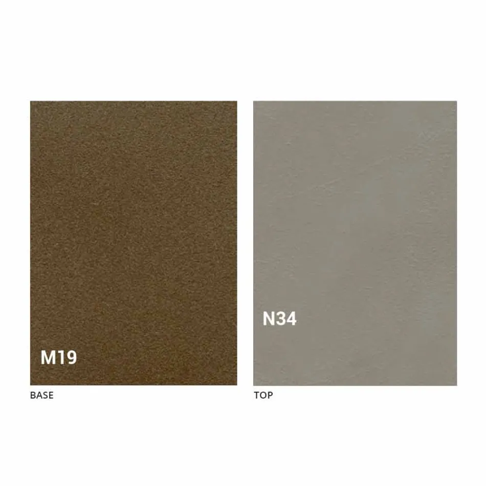 طاولة طعام حديثة قابلة للطي مصنوعة من الخشب والمعدن، صنع في إيطاليا - مينيلاو Viadurini