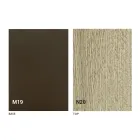 طاولة طعام حديثة قابلة للطي مصنوعة من الخشب والمعدن، صنع في إيطاليا - مينيلاو Viadurini