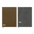 طاولة طعام حديثة قابلة للطي مصنوعة من الخشب والمعدن، صنع في إيطاليا - مينيلاو Viadurini