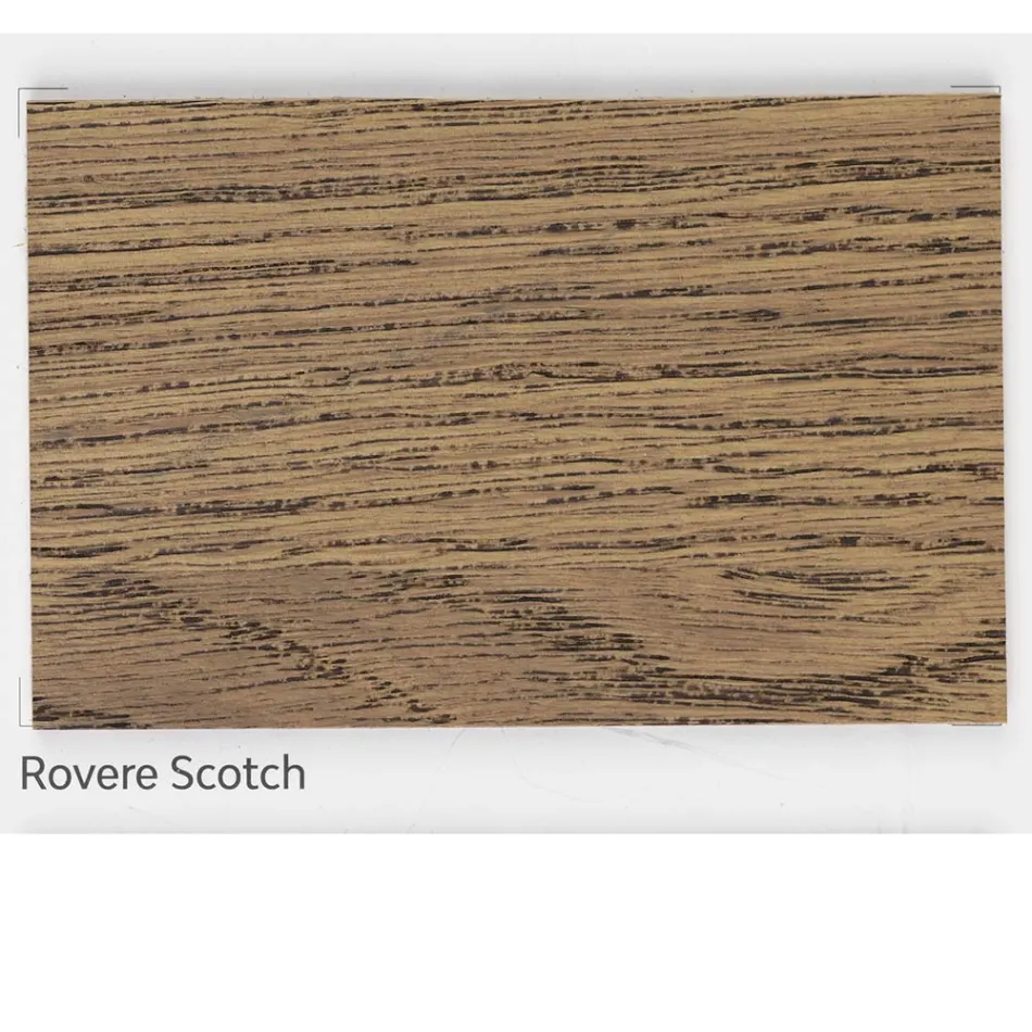 طاولة طعام مطلية بخشب البلوط المعقود، صنع في إيطاليا - بيلار Viadurini