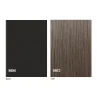 طاولة طعام دائرية قابلة للتمديد مع سطح خشبي، صنع في إيطاليا - كرودينو Viadurini