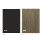 طاولة طعام دائرية قابلة للتمديد مع سطح خشبي، صنع في إيطاليا - كرودينو Viadurini