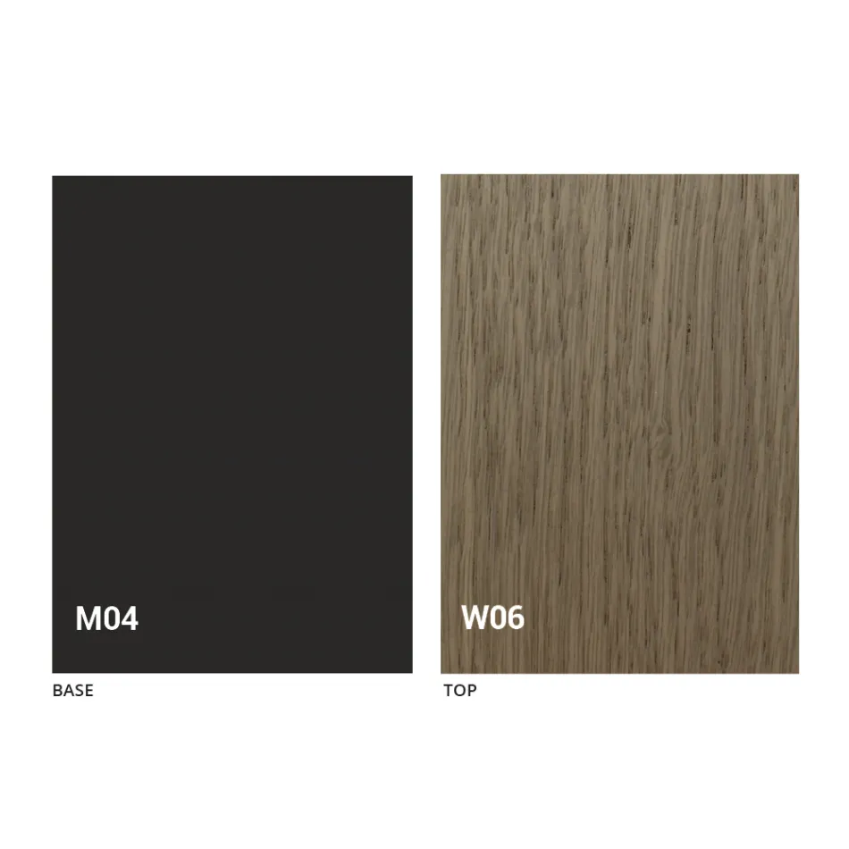 طاولة طعام دائرية قابلة للتمديد مع سطح خشبي، صنع في إيطاليا - كرودينو Viadurini