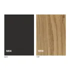 طاولة طعام دائرية قابلة للتمديد مع سطح خشبي، صنع في إيطاليا - كرودينو Viadurini