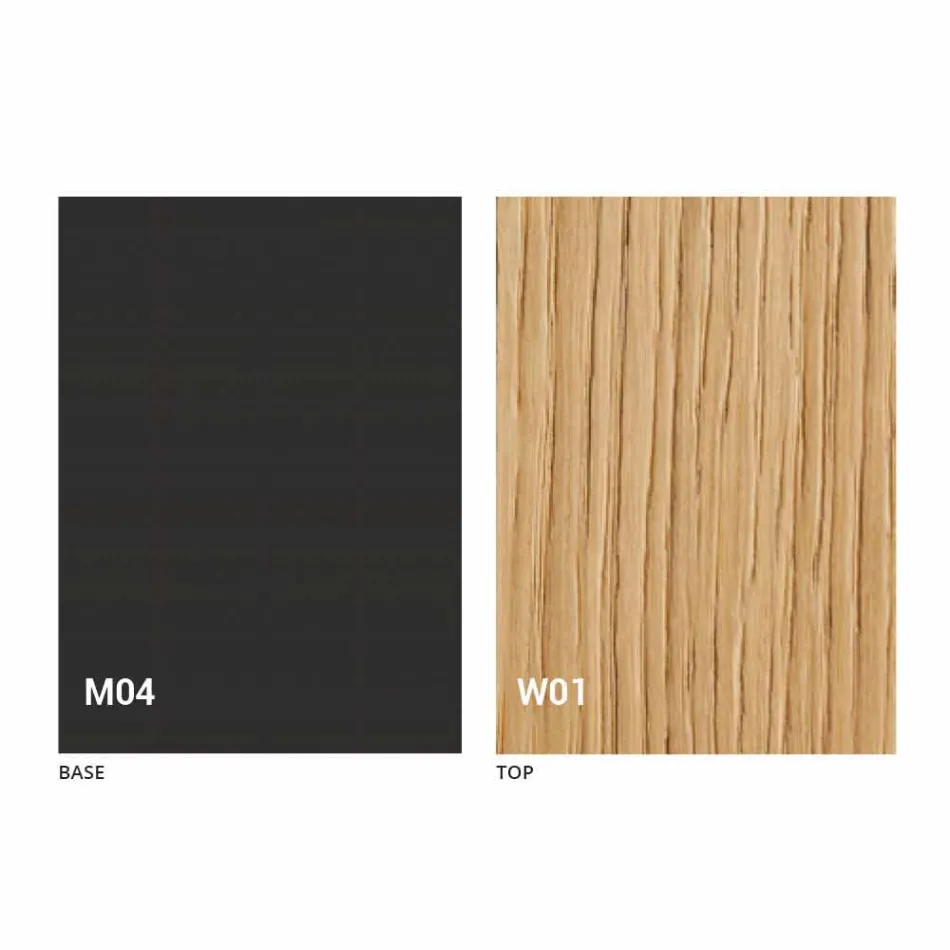 طاولة طعام دائرية قابلة للتمديد مع سطح خشبي، صنع في إيطاليا - كرودينو Viadurini