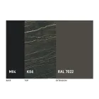 طاولة طعام مستديرة قابلة للتمديد من سيراميك لامينام، صنع في إيطاليا - لوبيتو Viadurini