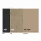 طاولة طعام مستديرة قابلة للتمديد من سيراميك لامينام، صنع في إيطاليا - لوبيتو Viadurini