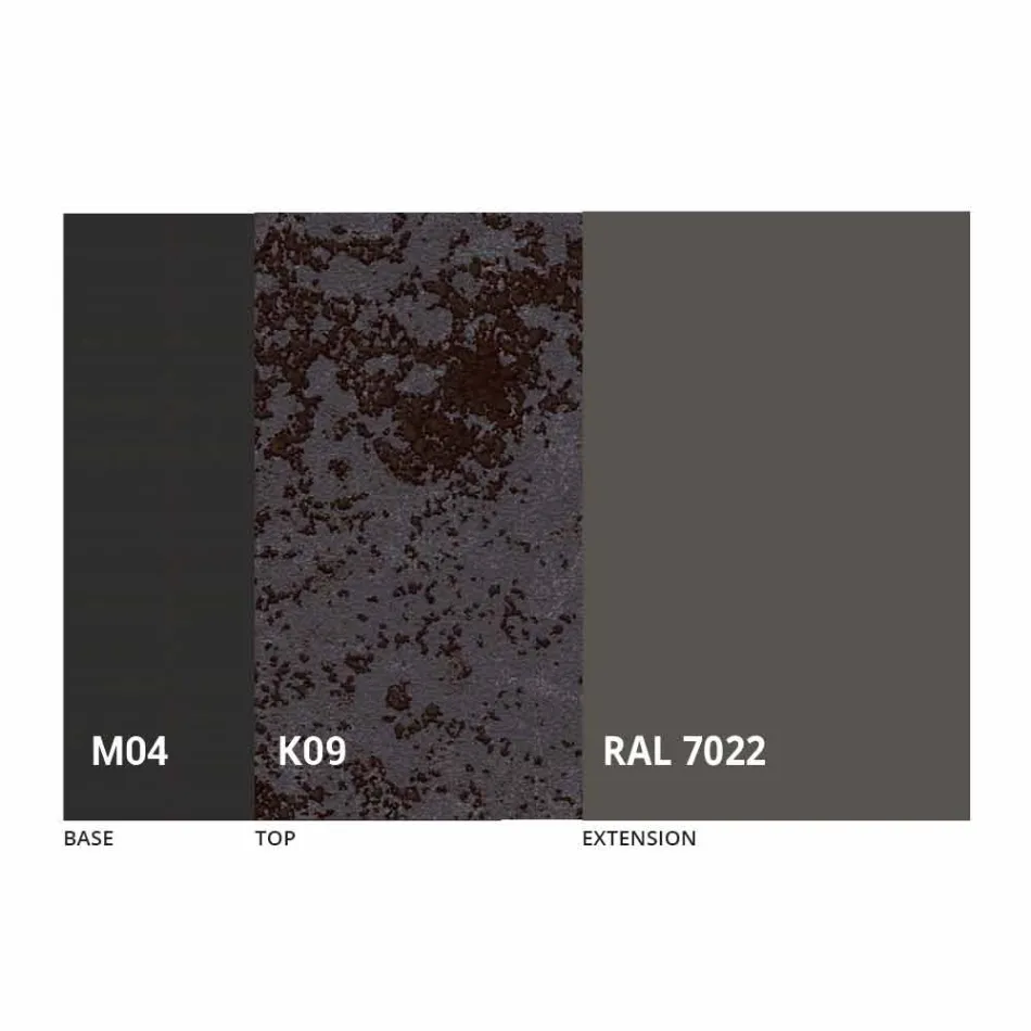 طاولة طعام مستديرة قابلة للتمديد من سيراميك لامينام، صنع في إيطاليا - لوبيتو Viadurini