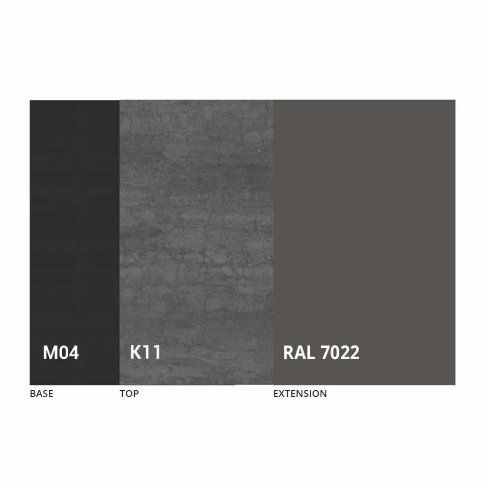 طاولة طعام مستديرة قابلة للتمديد من سيراميك لامينام، صنع في إيطاليا - لوبيتو Viadurini