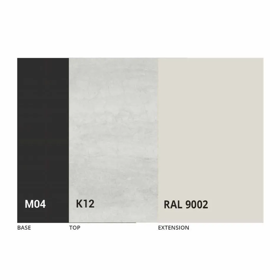 طاولة طعام مستديرة قابلة للتمديد من سيراميك لامينام، صنع في إيطاليا - لوبيتو Viadurini