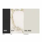 طاولة طعام مستديرة قابلة للتمديد من سيراميك لامينام، صنع في إيطاليا - لوبيتو Viadurini