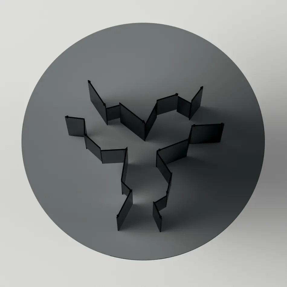 طاولة طعام مستديرة مصنوعة من زجاج شفاف للغاية أو مدخن، صنعت في إيطاليا - تومي Viadurini