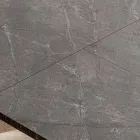 طاولة معيشة قابلة للتمديد 260 أو 300 سم مصنوعة من المعدن والـ HPL - بورجو Viadurini