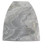 طاولة معيشة قابلة للتمديد بسطح أسطواني من السيراميك، مصنوعة في إيطاليا - أكواب Viadurini