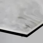 طاولة معيشة قابلة للتمديد بسطح أسطواني من السيراميك، مصنوعة في إيطاليا - أكواب Viadurini