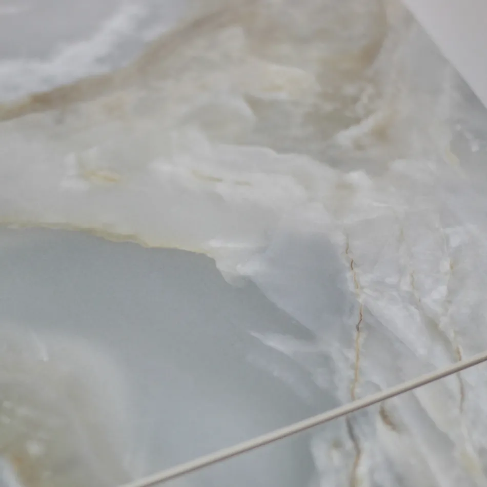 طاولة معيشة قابلة للتمديد بسطح أسطواني من السيراميك، مصنوعة في إيطاليا - أكواب Viadurini