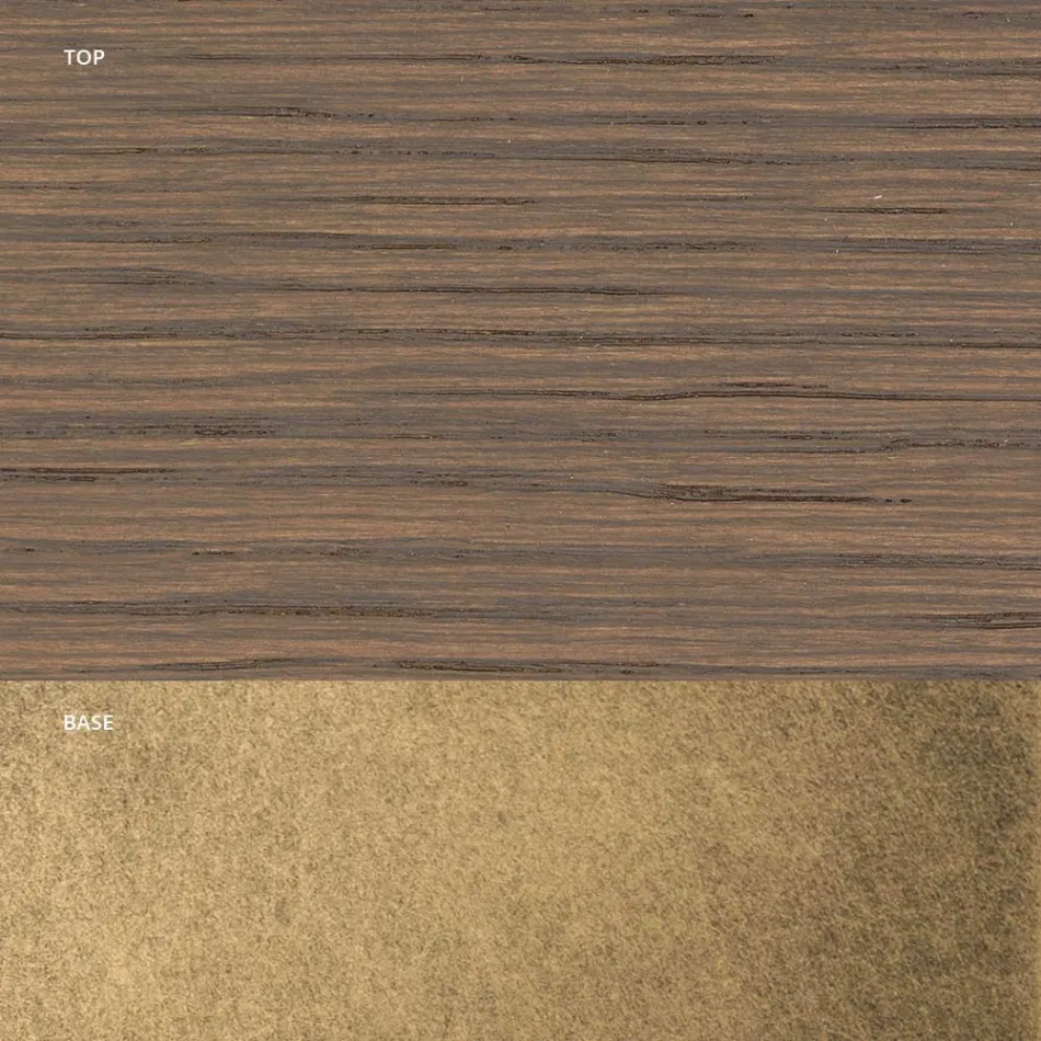 طاولة غرفة المعيشة بهيكل من خشب البلوط المعقود، صنع في إيطاليا - جيوسي Viadurini