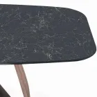 طاولة معيشة ثابتة بقاعدة خشبية، صنع في إيطاليا - إكواتور Viadurini