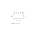 طاولة معيشة ثابتة بسطح أسطواني من السيراميك، صنع في إيطاليا - أكواب Viadurini