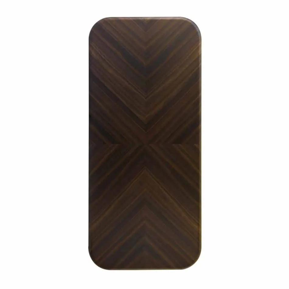 طاولة بتصميم خشبي عصري مصنوعة يدويًا في إيطاليا Viadurini