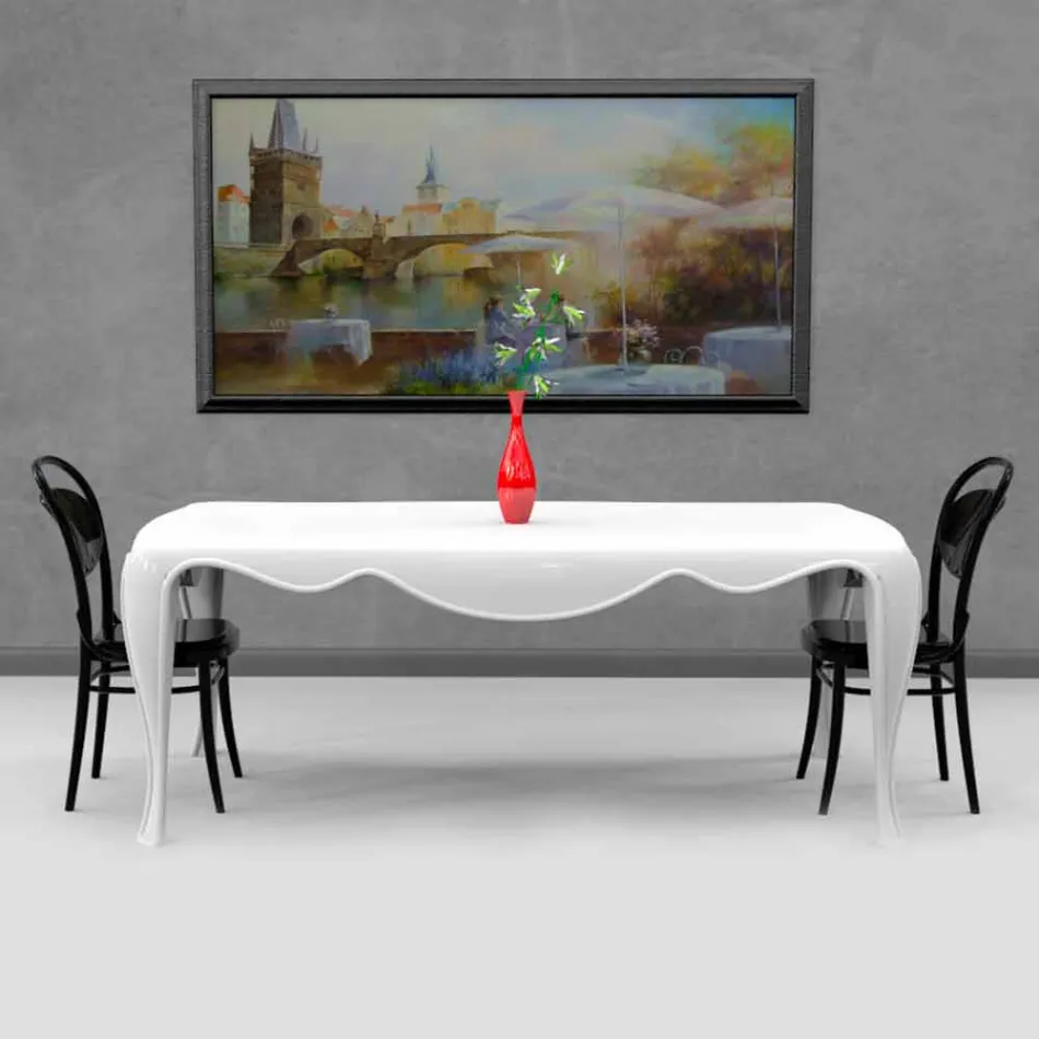 طاولة ميازينا بتصميم عصري تم إنتاجها في إيطاليا Viadurini