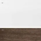 طاولة قابلة للتمديد مصنوعة من الزجاج والخشب الصلب، صنع في إيطاليا، ديمتري Viadurini