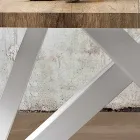 طاولة حديثة قابلة للتمدد مصنوعة من خشب الميلامين الإيطالي، ويلمر Viadurini