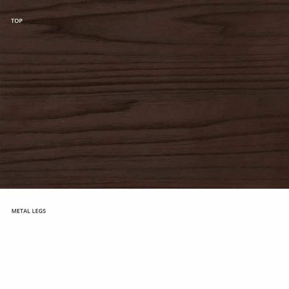 طاولة حديثة قابلة للتمدد مصنوعة من خشب الميلامين الإيطالي، ويلمر Viadurini