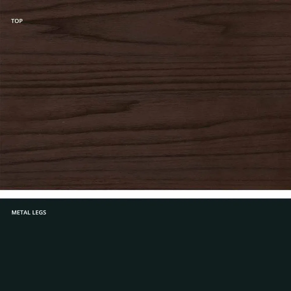 طاولة حديثة قابلة للتمدد مصنوعة من خشب الميلامين الإيطالي، ويلمر Viadurini