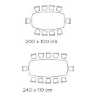 طاولة ثابتة على شكل برميل مع قاعدة من خشب الجوز والرماد كاناليتو، صنع في إيطاليا - شمال Viadurini