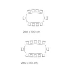 طاولة برميلية ثابتة ذات سطح مصفح، صنع في إيطاليا - سيتيميو Viadurini
