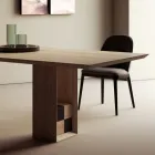 طاولة ثابتة بقاعدة ومربعات زخرفية مصنوعة في إيطاليا - ماوجريم Viadurini